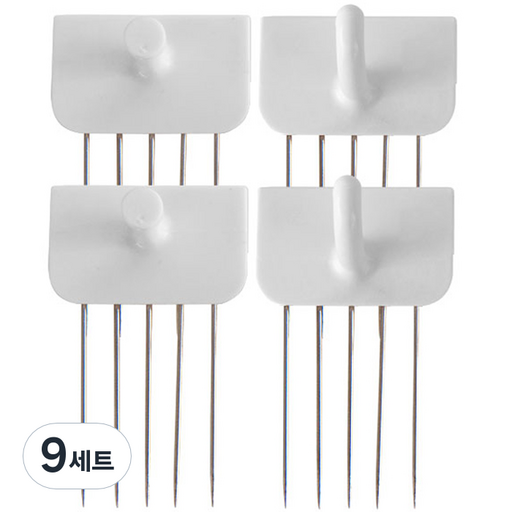 레몬아트 꼭꼬핀 벽지핀 일자형 2p + U자형 2p 세트