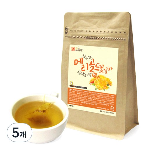 갑당약초 메리골드꽃잎차 삼각티백
