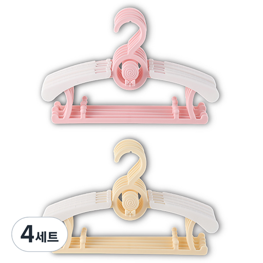 잇곰 미끄럼방지 아동용 옷걸이 2종 x 5p 세트