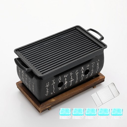 뉴비아 듀얼와이드 미니화로 NEWVIA-MB2000 + 에탄올고체연료 30g x 5p 세트