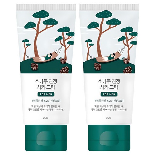라운드랩 포 맨 소나무 진정 시카 크림