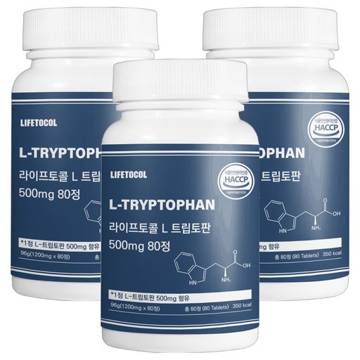 라이프토콜 L 트립토판 500mg 아미노산
