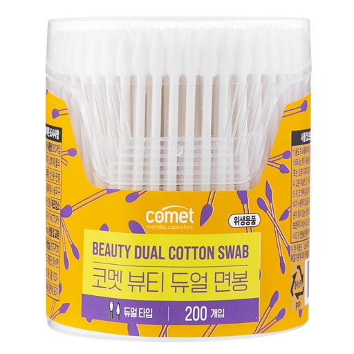 코멧 뷰티 라운드 뾰족 듀얼 면봉