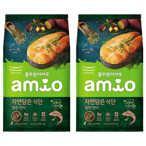 풀무원아미오 전연령 강아지 자연담은 식단 건식사료