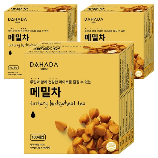 다하다 메밀차