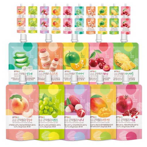 곰곰 곤약젤리 버라이어티팩 150g 10가지맛 x 3p 30개입