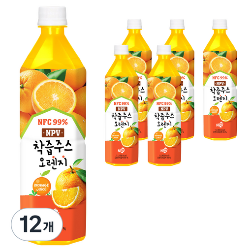 엔피브이 착즙주스 오렌지