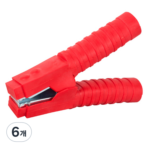케이디와이 50SQ 점프선 전용 어스클램프 빨강 KEL-50