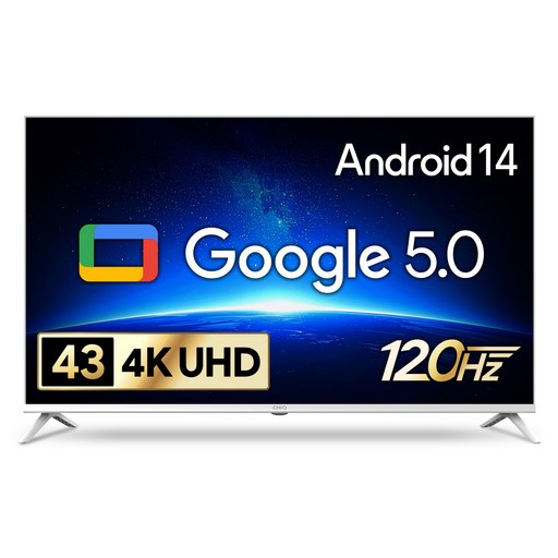 더함 4K UHD LED 스마트 120Hz 돌비 AI 구글 5.0 TV