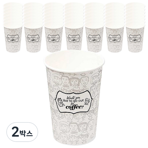 더빈썸 피플 종이컵 380ml