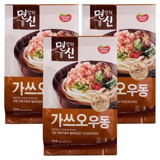 동원 면발의신 가쓰오우동 2인분