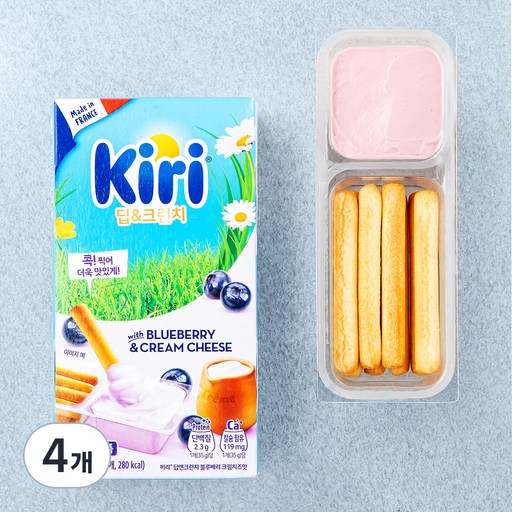 끼리 딥앤크런치 블루베리 크림치즈맛