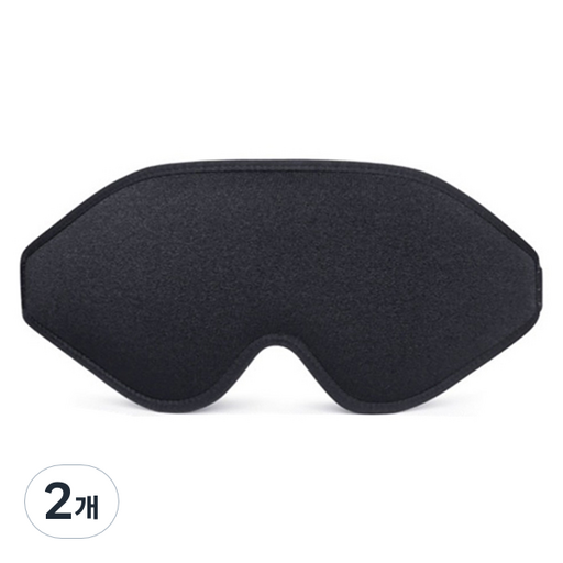 리브맨 편안한 쿠션 인체공학 수면안대 블랙