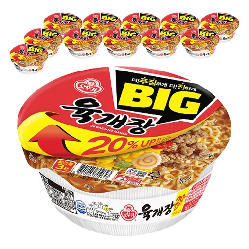 오뚜기 육개장 컵라면 104g