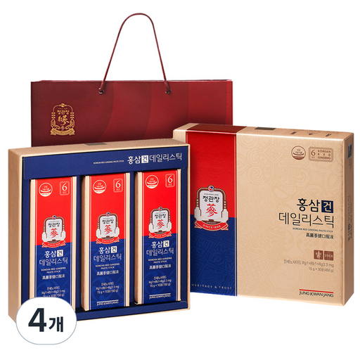 정관장 홍삼건 데일리스틱 + 쇼핑백