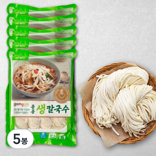 곰곰 생칼국수