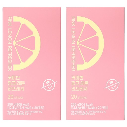 커피빈 핑크 레몬 리프레셔