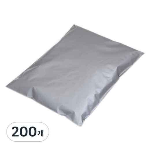 LDPE 핫멜트 접착 택배봉투 은색 10mm N20G20009