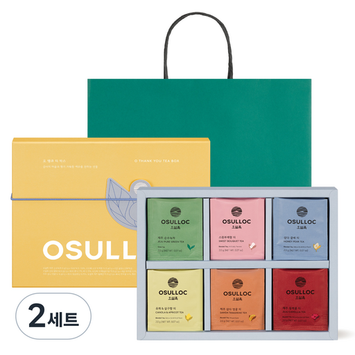 오설록 오 땡큐 티박스 6종 선물세트