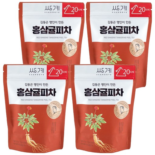 쌍계명차 청춘소나타 홍삼귤피차