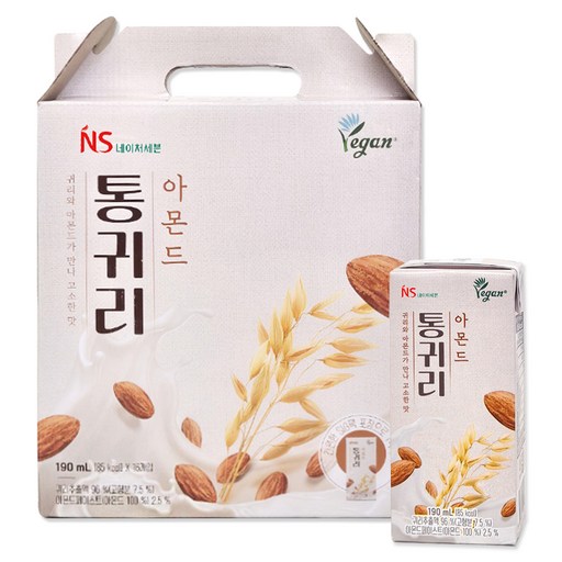 네이처세븐 통귀리 아몬드 두유