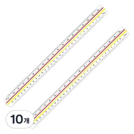 블루마토 삼각스케일자 30cm KJ-3000 PVC