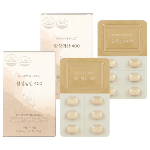 마미앤대디 활성엽산 400