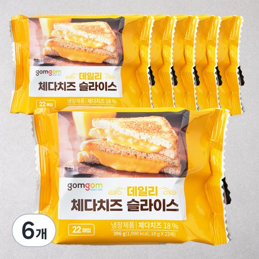 곰곰 데일리 체다치즈 슬라이스