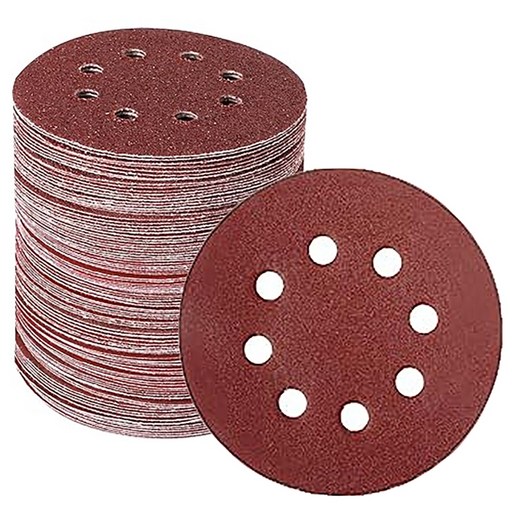 OON 8홀 밸크로 그라인더 원형사포 120방 125mm