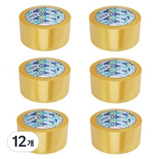 경포장 박스테이프 투명 57㎛ x 48mm x 80m