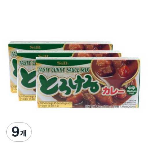 에스비 토로케로 카레 중간맛