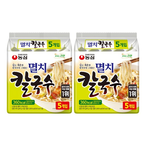 농심 멸치칼국수