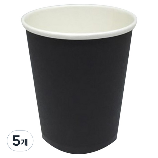 스완 일회용 카페용기 블랙 90mm 440ml