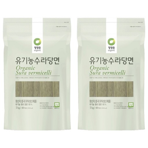 청정원 유기농 수라 당면