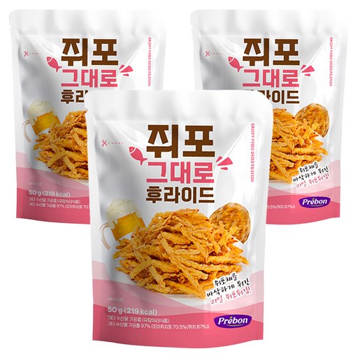 프리본 쥐포 그대로 후라이드