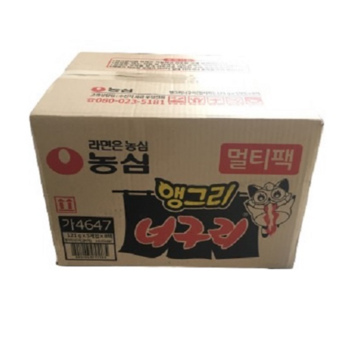 너구리 앵그리RtA 봉지라면 121g