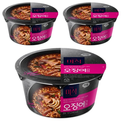 더미식 오징어 컵라면 127g