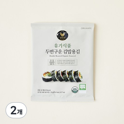 [만전김] 유기식품 구운 김밥김 22g(10매)
