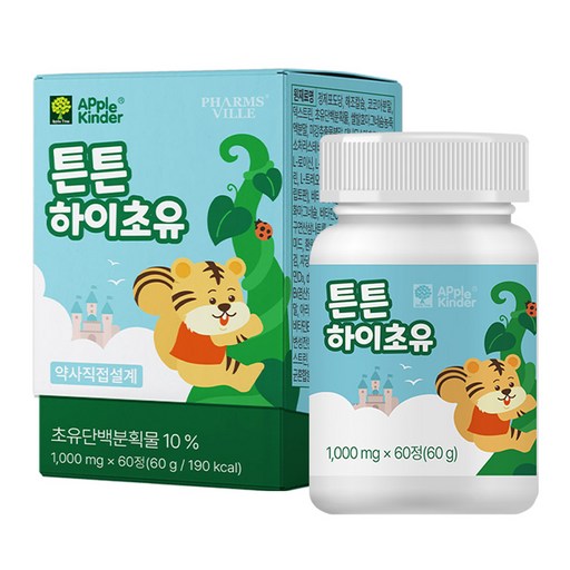 애플킨더 튼튼 하이초유 어린이 비타민 60g