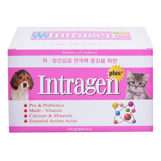 인트라젠 플러스 반려동물 장영양제 이미지
