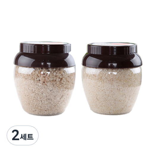 영심이네소금 웰빙소금 마늘 350g + 함초 350g 세트