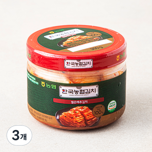농협 한국 썰은 배추김치 용기형