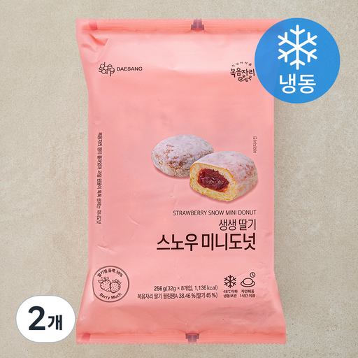 복음자리 스노우 딸기 미니도넛 (냉동)