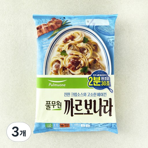 풀무원 까르보나라 스파게티 2인