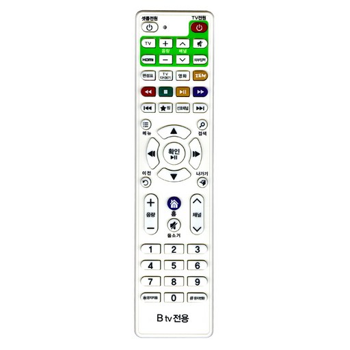 LG 삼성 TV SK SKB BTV 셋톱 리모컨