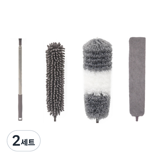 홈데코레 길이조절 극세사 먼지털이 4종 세트