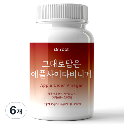 닥터루트 그대로담은 애플사이다비니거 90정
