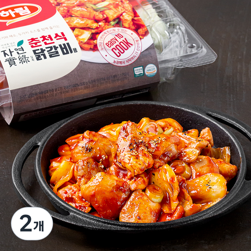 하림 자연실록 춘천식 닭갈비 밀키트