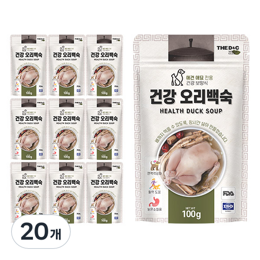 더독 반려동물 건강 보양식 파우치