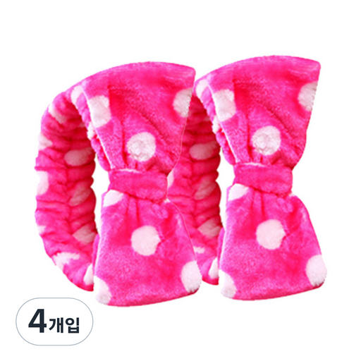더자카 러블리 패턴 리본 머리띠
